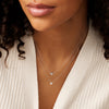 14 Karat White Gold Puffy Heart Pendant Necklace - 5