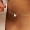 14 Karat White Gold Hearts Set - 9