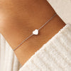 14 Karat White Gold Hearts Set - 6