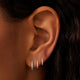 Pavé Diamond Mini Huggie Hoops (8mm) (0.05 ct)