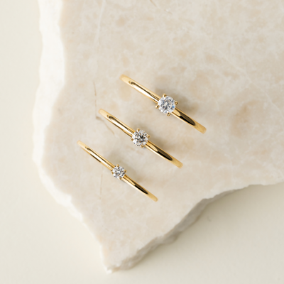 Bagues en diamant - Incroyablement radiant