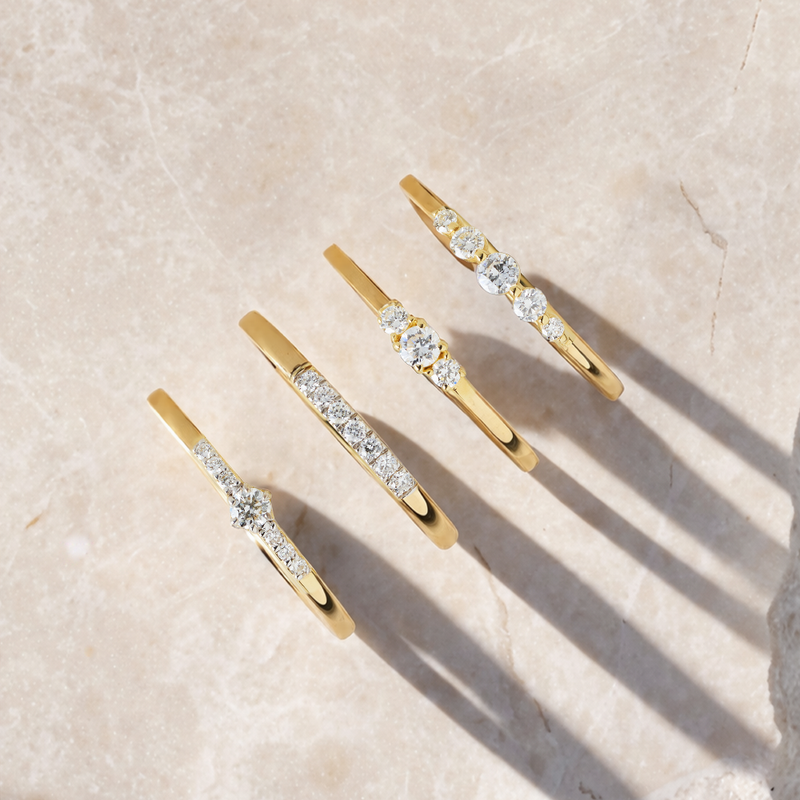 Bague Line Diamant (0.05 ct)