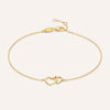 Bracelet cœur infini