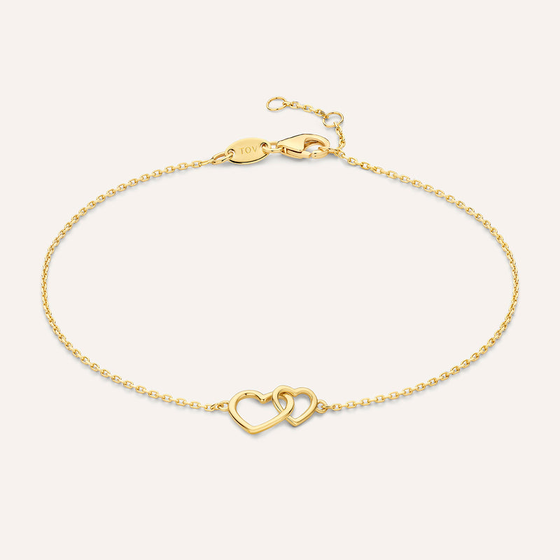 Bracelet cœur infini