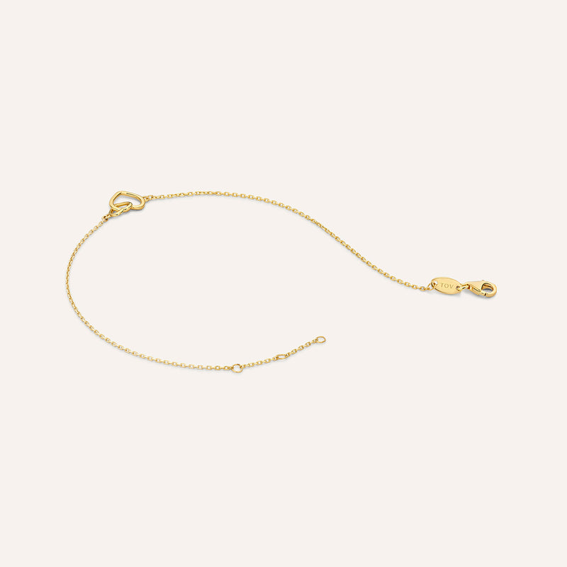 Bracelet cœur infini