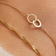 Pulsera de Eslabones Infinity Ancha
