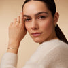 14 Karat Gold with Diamonds Diamond Open Halo Bracelet (0.03 ct) - 9