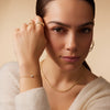 14 Karat Gold with Diamonds Diamond Halo Bracelet (0.04 ct) - 8