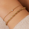 14 Karat Gold with Diamond Diamond Bracelet (0.05 ct) - 2