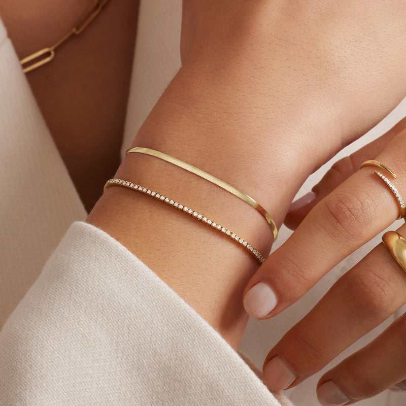 Herringbone Schakelarmband