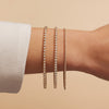Oro de 14 Quilates con Diamantes Pulsera de Tenis con Diamantes (0.89 ct) - 6