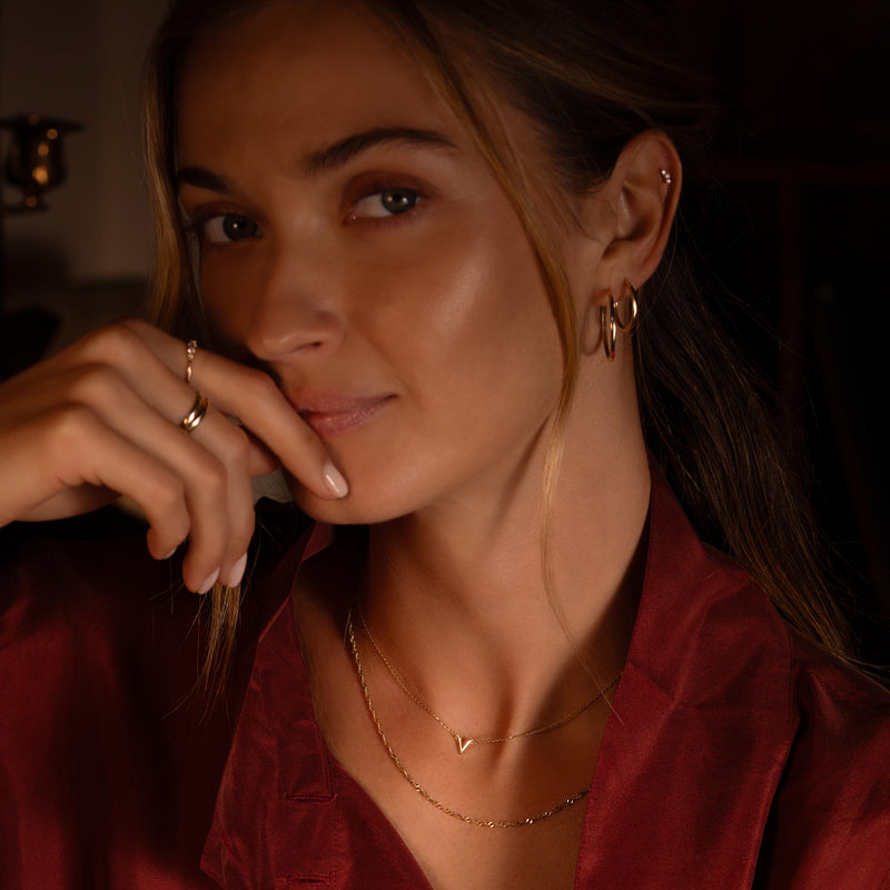 Essential Initial Letter Necklace