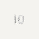 Pavé Zircon Petit Huggie Créoles (10mm)