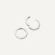 Pavé Cubic Zirconia Small Huggie Hoops (10mm)