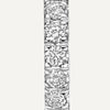 585er Weißgold mit Diamanten Pavé Diamant Mini Huggie Creolen (8mm) (0.05 ct) - 4