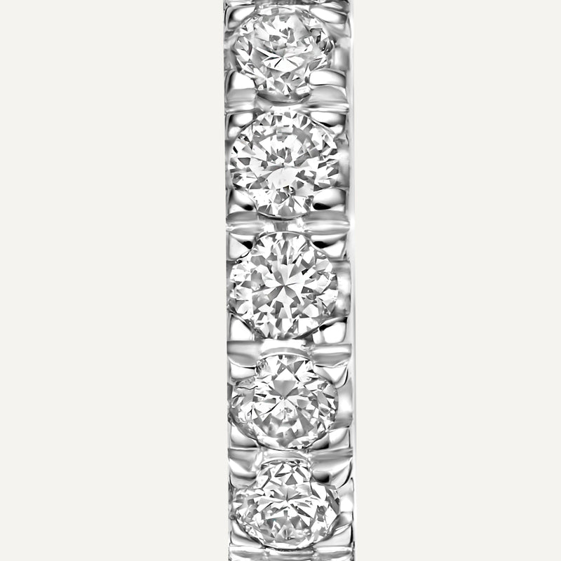 Pavé Diamant Mini Huggie Creolen (8mm) (0.05 ct)