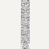 Or Blanc 14 Carats avec Diamants Pavé Diamond Petit Huggie Créoles (10mm) (0.06 ct) - 4