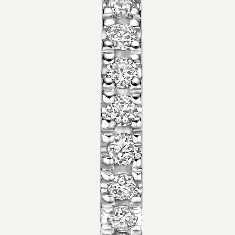 Pavé Diamond Petit Huggie Créoles (10mm) (0.06 ct)