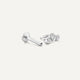 Diamant Geschwungener Piercing mit Zargenfassung (0.03 ct)