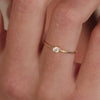 585er Gold Zirkonia Ring - 4
