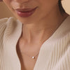 Oro Blanco de 14 Quilates Set Corazones - 7
