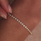 Pulsera de Tenis con Diamantes Bezel Set (0.41 ct)