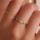 Cubic Zirconia Lotus Ring