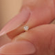 Mini Piercing de Diamante de Cuatro Garras (0.03 ct)