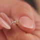 Diamond Threaded Curve Piercing (0.05 ct)