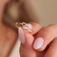 Offenes Herz Ring