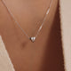 Puffy Heart Pendant Necklace