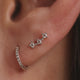 Clous Trinity Courbe Zircon