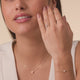 Four Prong Diamond Halo Bracelet (0.05 ct)