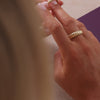 585er Gold Breiter Charlotte Ring - 4