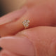Piercing Cœur Diamant Pavé (0.02 ct)