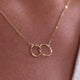 Linked Infinity Pendant Ketting