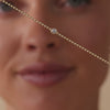 14 Karaat Goud Bezel Set Zirkonia Bolletjes Set - 3