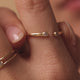 Anillo Apilable Abierto con Circonita