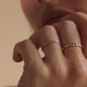 Fine Croissant Dome Ring