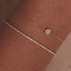 Pulsera Halo de Diamantes (0.04 ct)