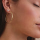 Tube Oversized Hoops (40mm)