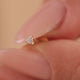 Three Prong Diamond Piercing (0.03 ct)