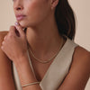 14 Karat Gold Twisted Double Huggie Hoops (12mm) - 4