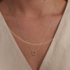 14 Karat Gold Baby Curb Chain Necklace - 4