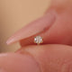 Mini Diamante de Seis Garras para Piercing (0.03 ct)