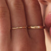 14 Karat Gold with Diamonds Stationed Diamond Stacker Ring (0.02 ct) - 4