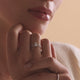 Oval Cut Cubic Zirconia Ring
