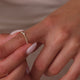 Beaded Cubic Zirconia Ring