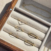 14 Karat Gold Triple Tube Hoop Earrings - 8
