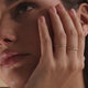 Cubic Zirconia Double Band Eternity Ring